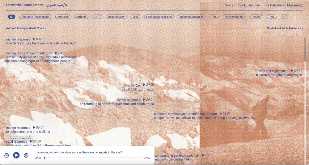 Landwalks Sound Archive